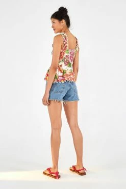 FARM RIO VINTAGE FLORAL BLOUSE