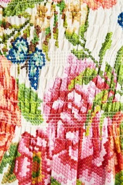 FARM RIO VINTAGE FLORAL BLOUSE