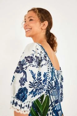 FARM RIO Ancient Garden Mini Dress