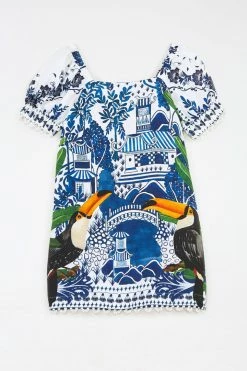 FARM RIO Ancient Garden Mini Dress