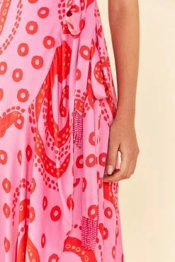 FARM RIO OCTOCOOL WRAP DRESS