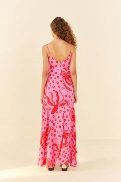 FARM RIO OCTOCOOL WRAP DRESS