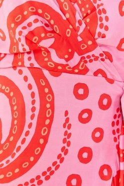 FARM RIO OCTOCOOL WRAP DRESS