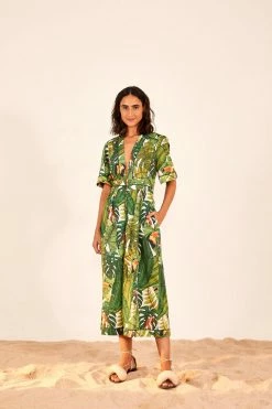 FARM RIO PARADISE FOREST JUMPSUIT