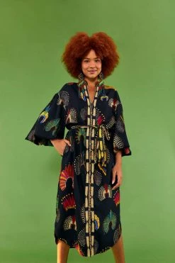 FARM RIO WONDERFUL HEADDRESS SHIRTDRESS New In