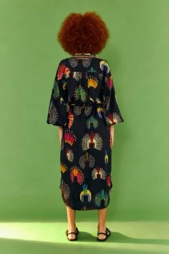 FARM RIO WONDERFUL HEADDRESS SHIRTDRESS New In