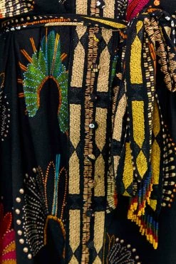 FARM RIO WONDERFUL HEADDRESS SHIRTDRESS New In