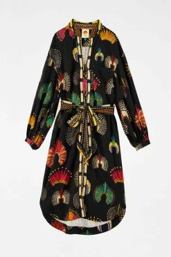 FARM RIO WONDERFUL HEADDRESS SHIRTDRESS New In