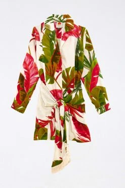 FARM RIO White Spring Forest Mini Dress Most Loved