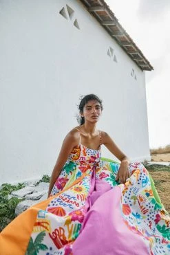 FARM RIO New In White Good Vibes Maxi Dress