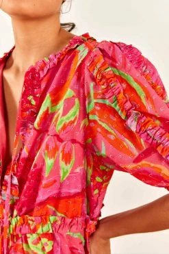 FARM RIO Fruit Brush Mini Dress New In