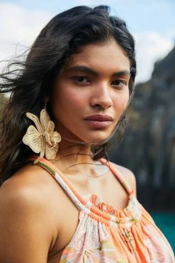 FARM RIO New In Mixed Neon Garden Layered Mini Dress