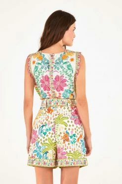 FARM RIO Fruits Queen Belted Shorts