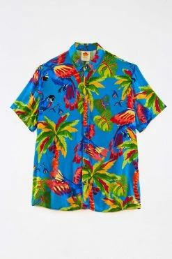 FARM RIO Blue Sunny Day Unisex Shirt New In