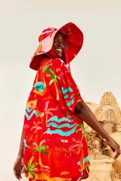 FARM RIO New In Red Ipanema Unisex Shirt