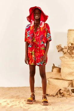 FARM RIO New In Red Ipanema Unisex Shirt