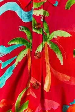 FARM RIO New In Red Ipanema Unisex Shirt