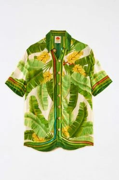 FARM RIO New In Fresh Forest Scarf Unisex Shirt