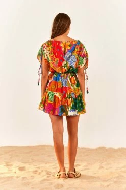 FARM RIO Sunny Mix Mini Dress