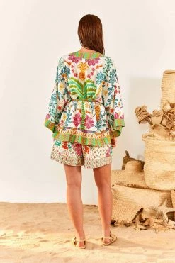 FARM RIO Fruits Queen Scarf Kimono New In