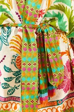 FARM RIO Fruits Queen Scarf Kimono New In