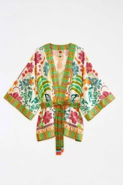 FARM RIO Fruits Queen Scarf Kimono New In