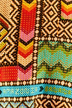 FARM RIO Banana Scarves Crop Top