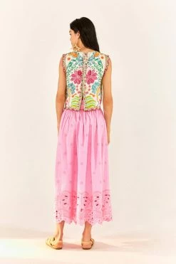 FARM RIO Fruits Queen Scarf Crop Top