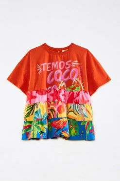 FARM RIO Temos Coco T-Shirt Blouse New In