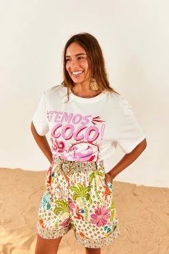 FARM RIO White Temos Coco T-Shirt