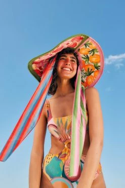 FARM RIO FRUITS SCARVES HAT New In