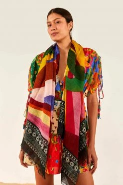 FARM RIO Graphic Sunshine Scarf