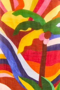 FARM RIO Graphic Sunshine Scarf