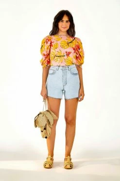 FARM RIO Banana Taste Blouse New In
