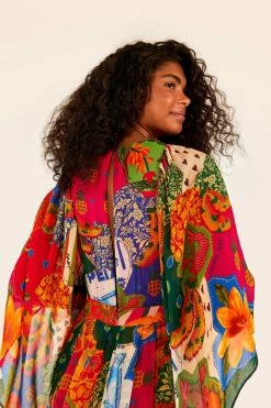 FARM RIO Sunny Mix Maxi Dress