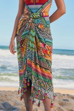 FARM RIO Banana Scarves Sarong
