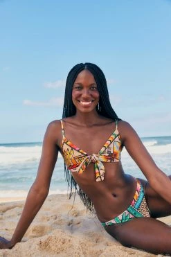 FARM RIO Banana Scarves Bikini Top New In