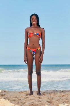 FARM RIO MACAW PARTY BIKINI TOP New In