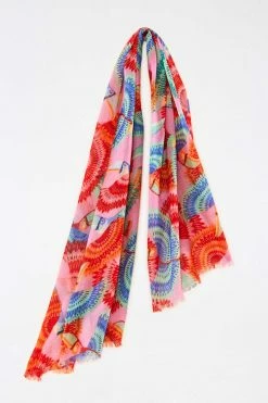 FARM RIO HAPPY TOUCANS SCARF New In