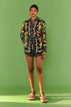 FARM RIO COCOA PARADISE DRAWSTRING SHORTS Most Loved