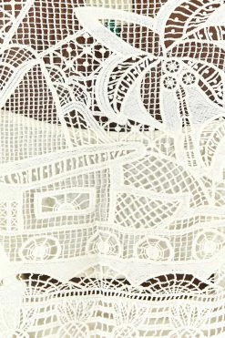 FARM RIO Off White Guipure Blouse Most Loved