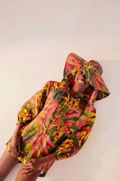 FARM RIO COW PRINT BANANAS HAT