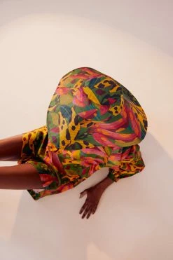 FARM RIO COW PRINT BANANAS HAT