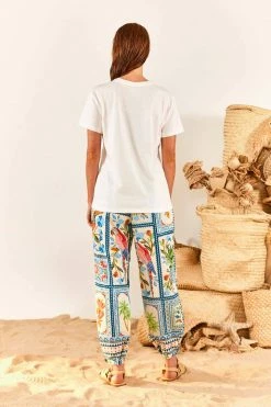 FARM RIO Blue Color Therapy T-Shirt New In