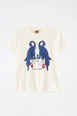 FARM RIO Blue Color Therapy T-Shirt New In