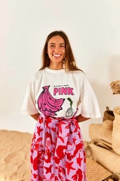 FARM RIO New In Pink Color Therapy T-Shirt