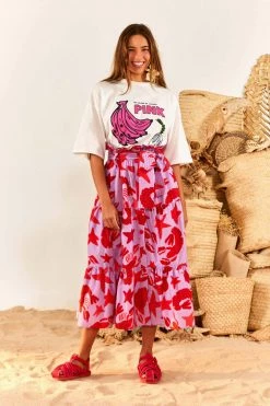 FARM RIO New In Pink Color Therapy T-Shirt