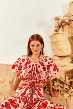 FARM RIO New In Jungle Flow Top