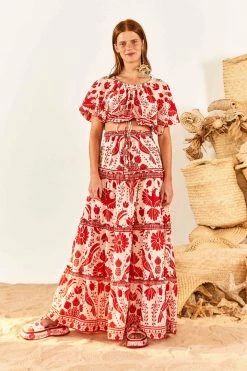 FARM RIO New In Jungle Flow Top