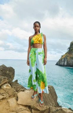 FARM RIO New In Blue Fresh Bananas Pants